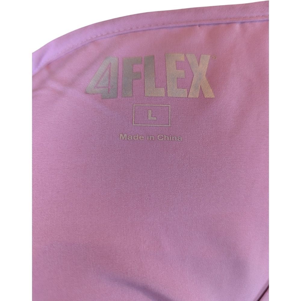 Scrubs Top In Pink Size L By 4Flex - Picture 4 of 5